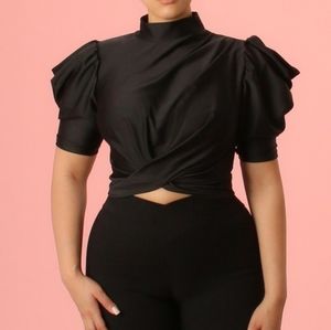 Black Crop Top